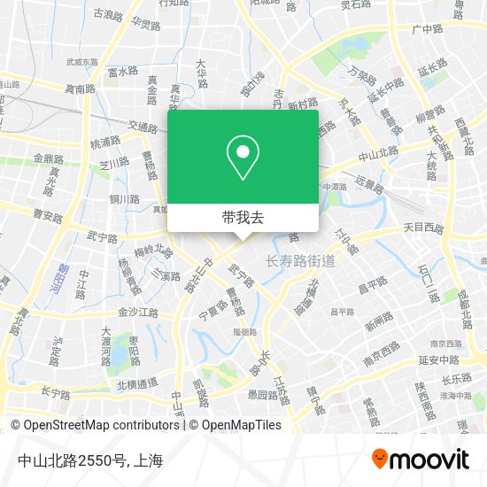 中山北路2550号地图