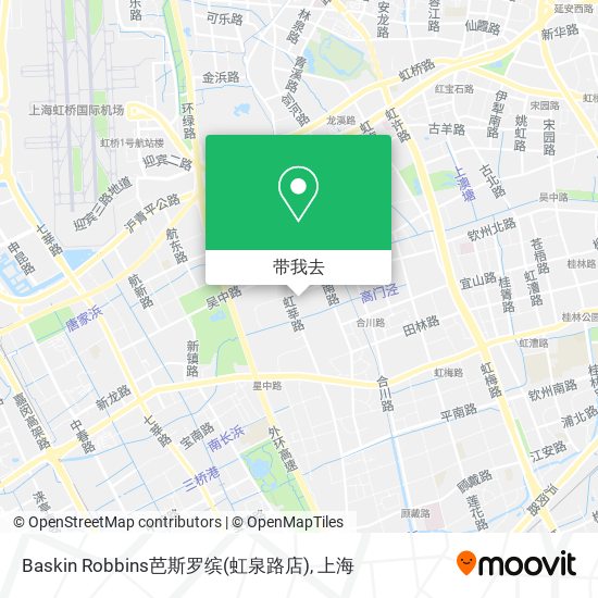 Baskin Robbins芭斯罗缤(虹泉路店)地图