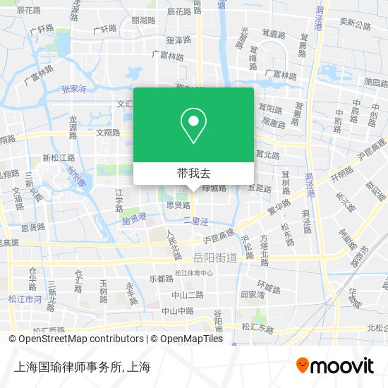 上海国瑜律师事务所地图