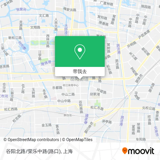 谷阳北路/荣乐中路(路口)地图