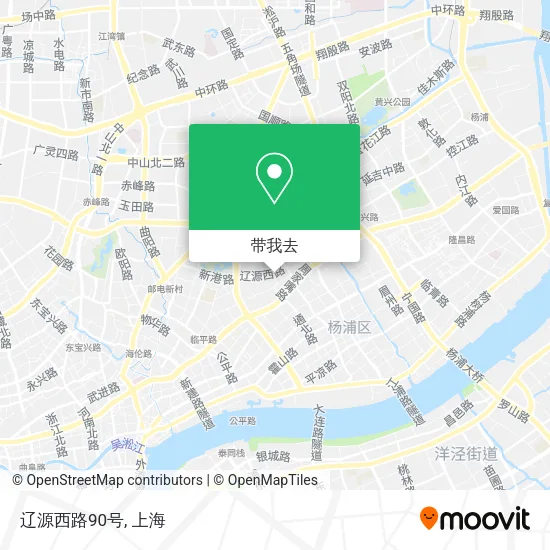 辽源西路90号地图