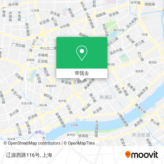 辽源西路116号地图