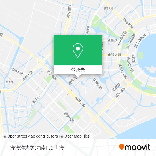 上海海洋大学(西南门)地图