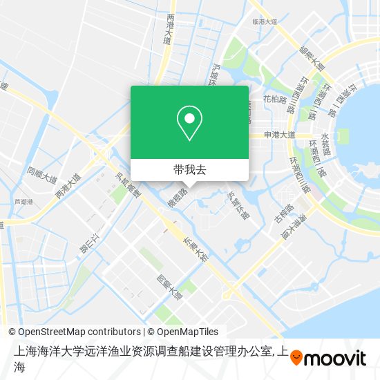 上海海洋大学远洋渔业资源调查船建设管理办公室地图