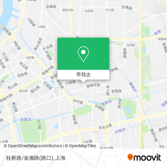 桂桥路/金湘路(路口)地图