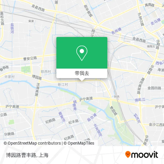 博园路曹丰路地图