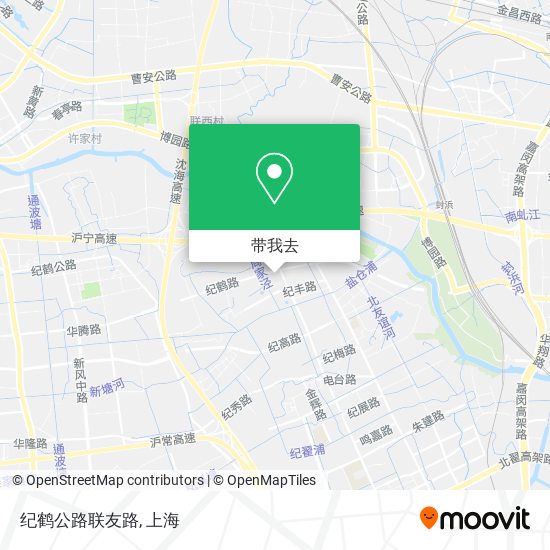 纪鹤公路联友路地图