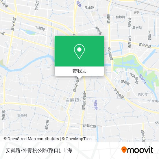 安鹤路/外青松公路(路口)地图