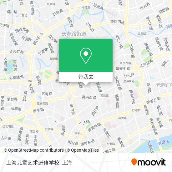 上海儿童艺术进修学校地图
