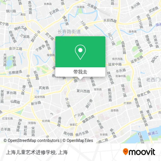 上海儿童艺术进修学校地图