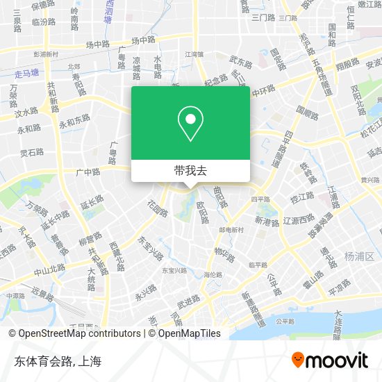 东体育会路地图