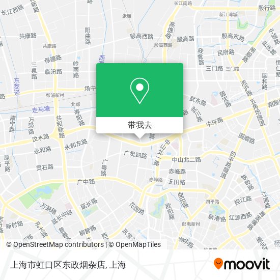 上海市虹口区东政烟杂店地图