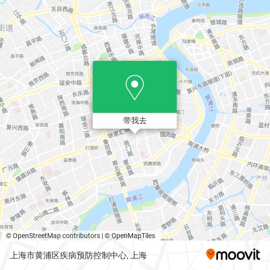 上海市黄浦区疾病预防控制中心地图