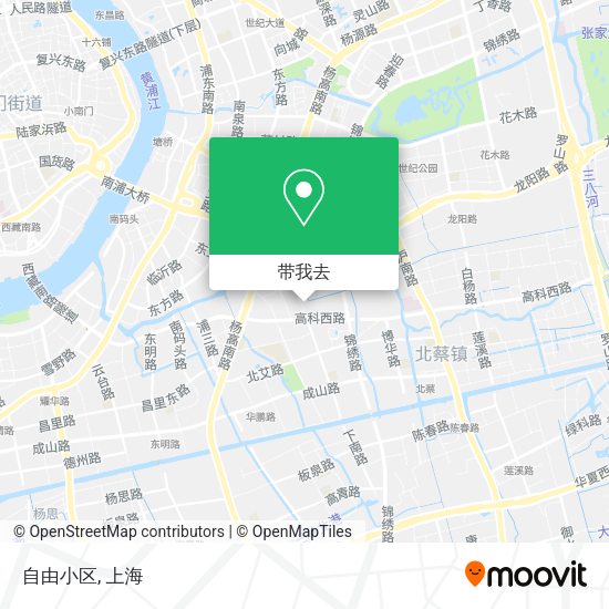 自由小区地图
