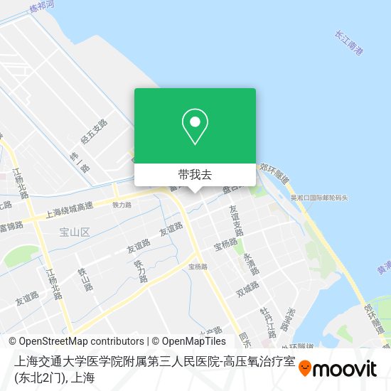 上海交通大学医学院附属第三人民医院-高压氧治疗室(东北2门)地图