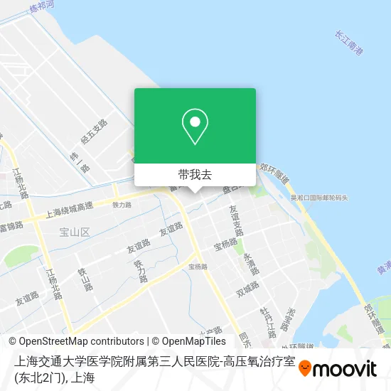 上海交通大学医学院附属第三人民医院-高压氧治疗室(东北2门)地图