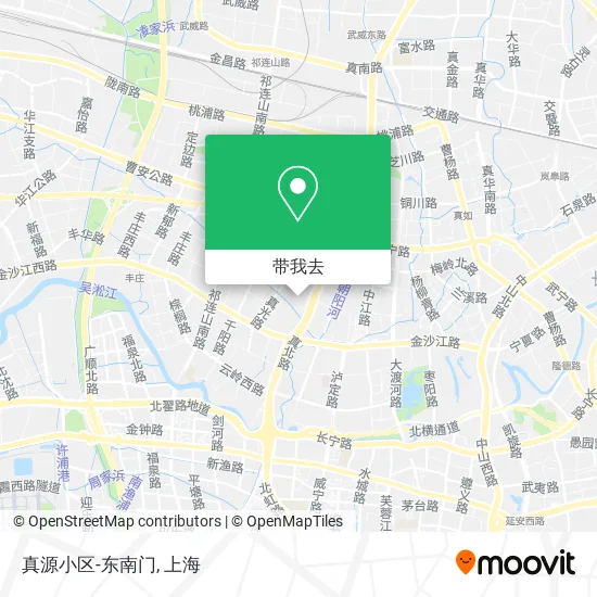真源小区-东南门地图