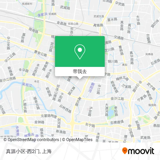 真源小区-西2门地图