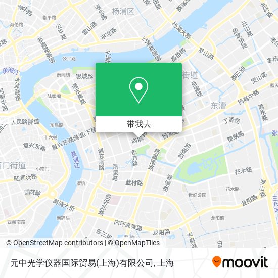 元中光学仪器国际贸易(上海)有限公司地图