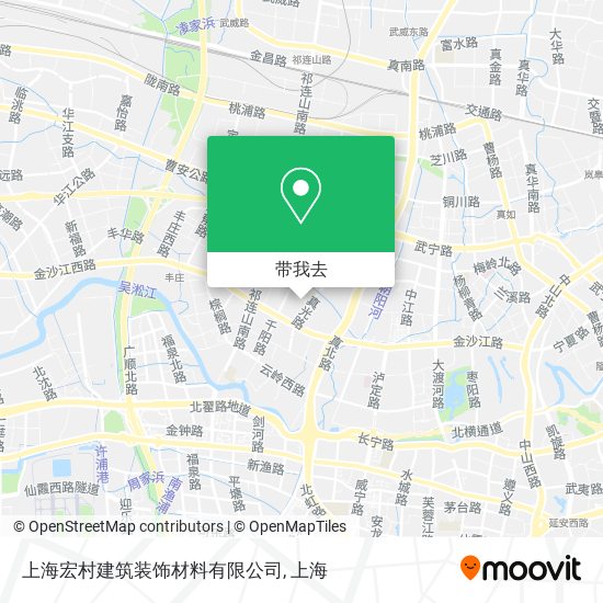 上海宏村建筑装饰材料有限公司地图
