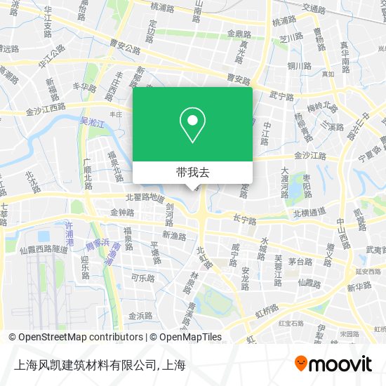 上海风凯建筑材料有限公司地图