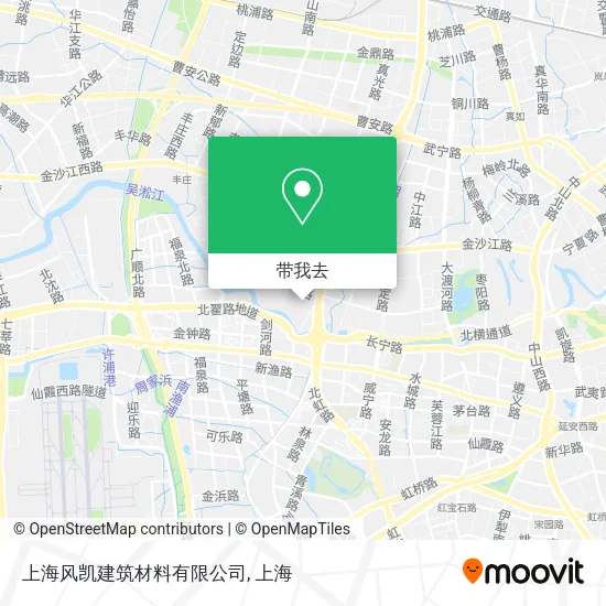 上海风凯建筑材料有限公司地图