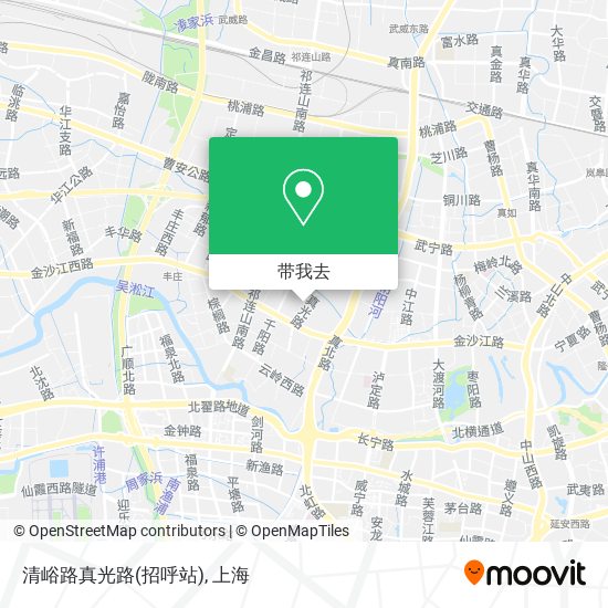 清峪路真光路(招呼站)地图