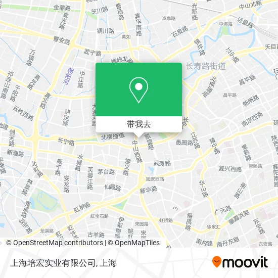上海培宏实业有限公司地图