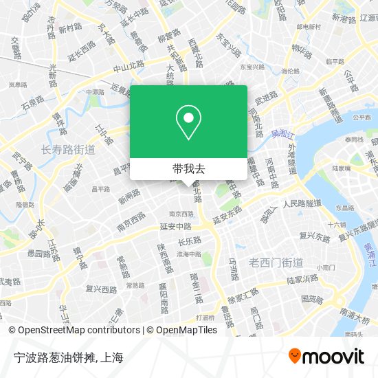 宁波路葱油饼摊地图