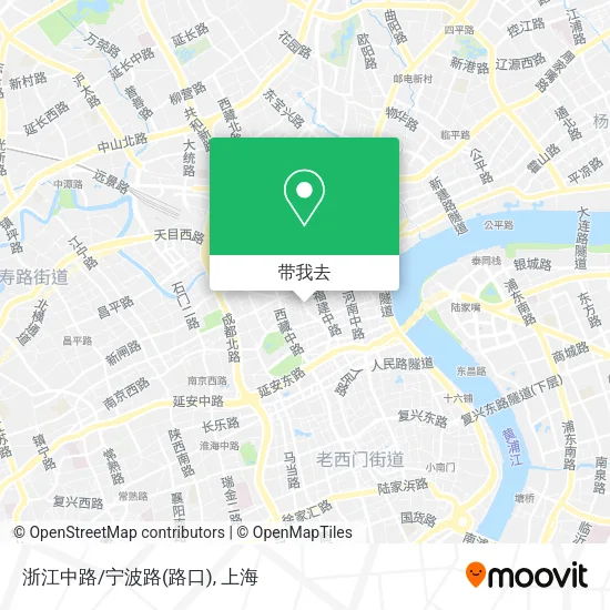 浙江中路/宁波路(路口)地图