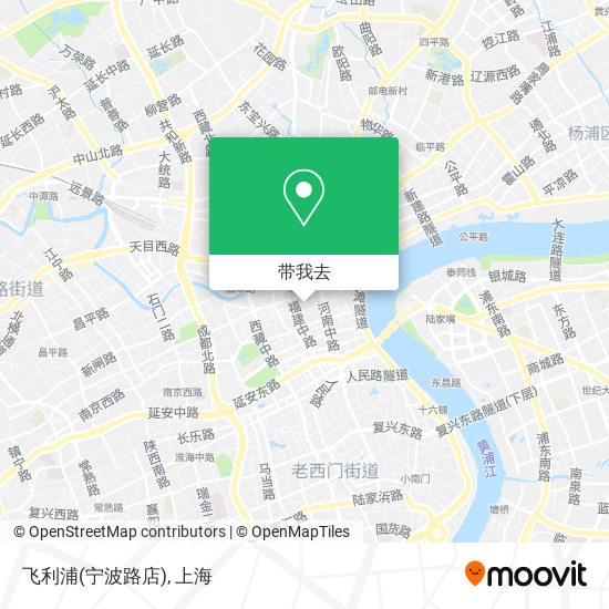 飞利浦(宁波路店)地图