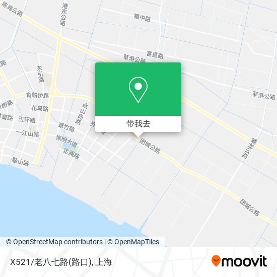 X521/老八七路(路口)地图