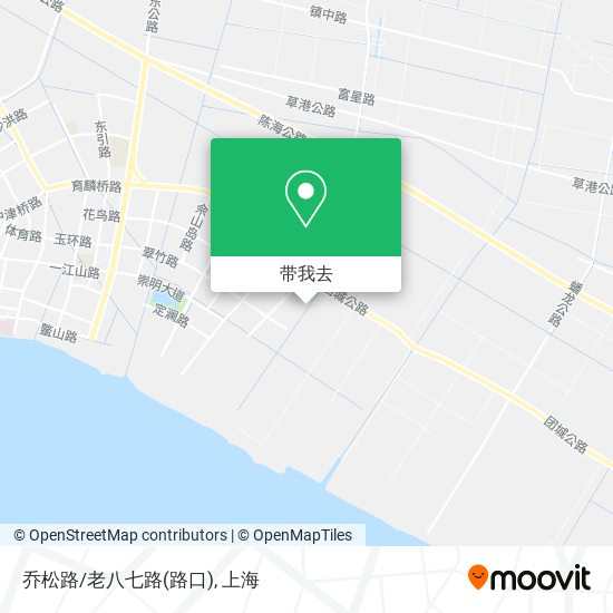 乔松路/老八七路(路口)地图