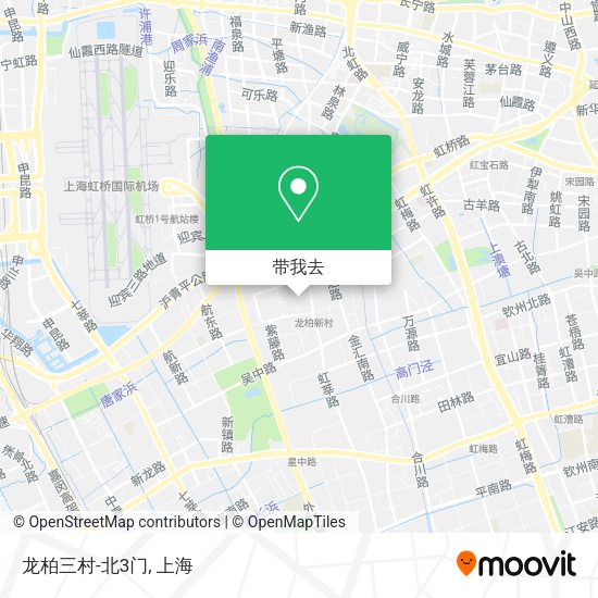 龙柏三村-北3门地图