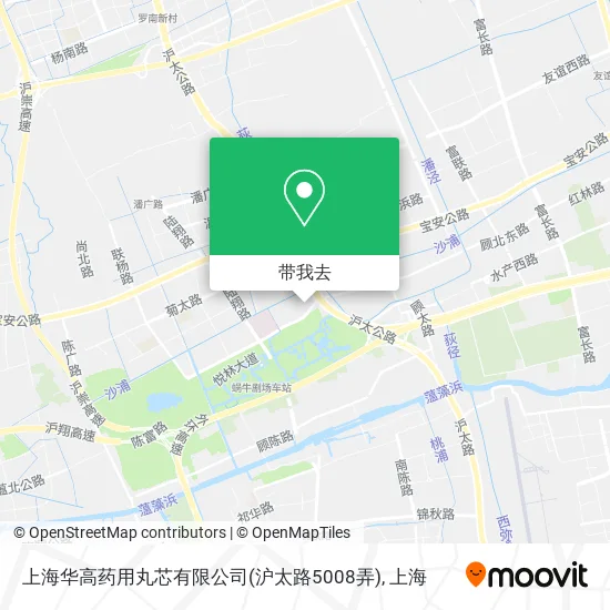上海华高药用丸芯有限公司(沪太路5008弄)地图