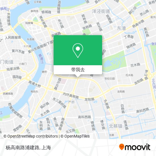 杨高南路浦建路地图