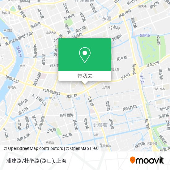 浦建路/杜鹃路(路口)地图
