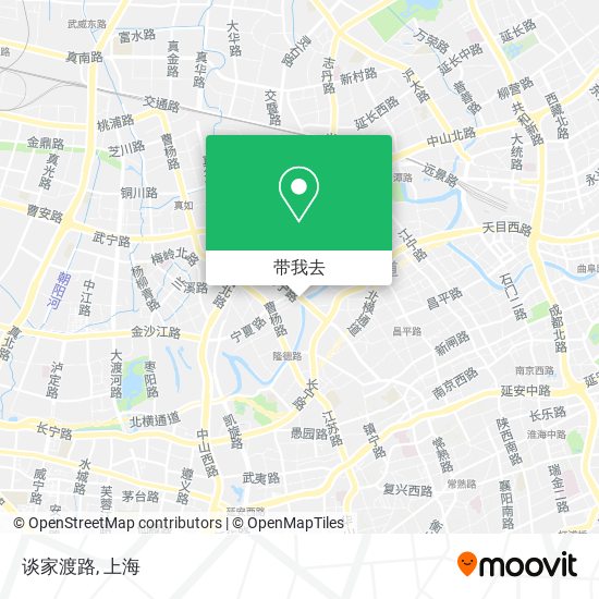 谈家渡路地图