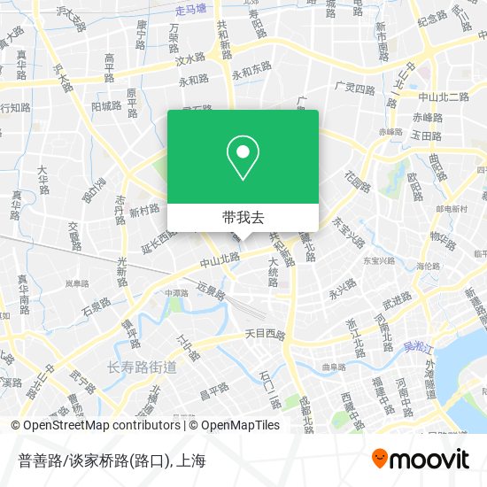 普善路/谈家桥路(路口)地图