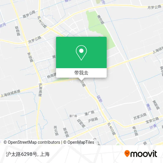 沪太路6298号地图