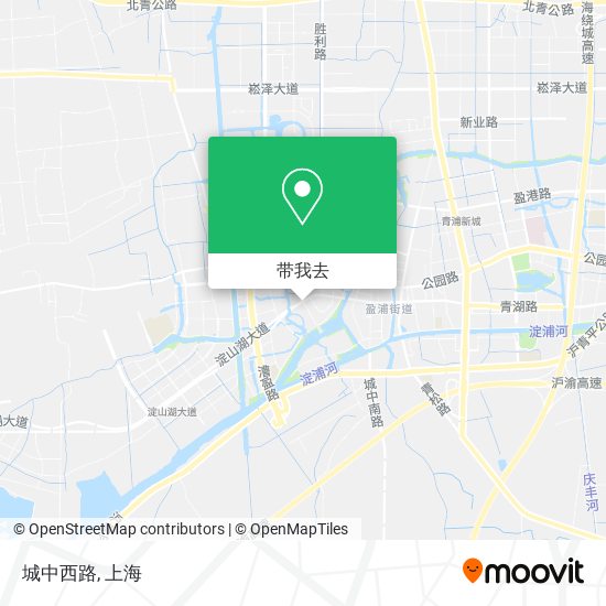 城中西路地图