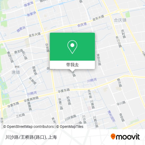 川沙路/王桥路(路口)地图