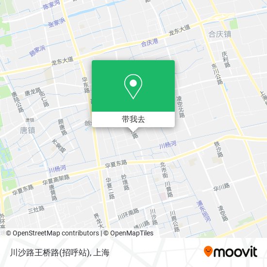 川沙路王桥路(招呼站)地图