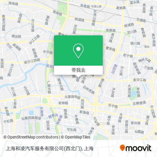 上海和凌汽车服务有限公司(西北门)地图