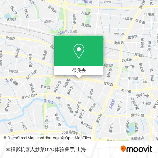 幸福影机器人炒菜O2O体验餐厅地图