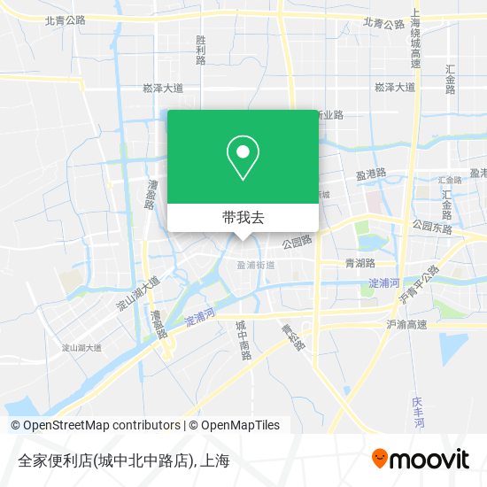 全家便利店(城中北中路店)地图