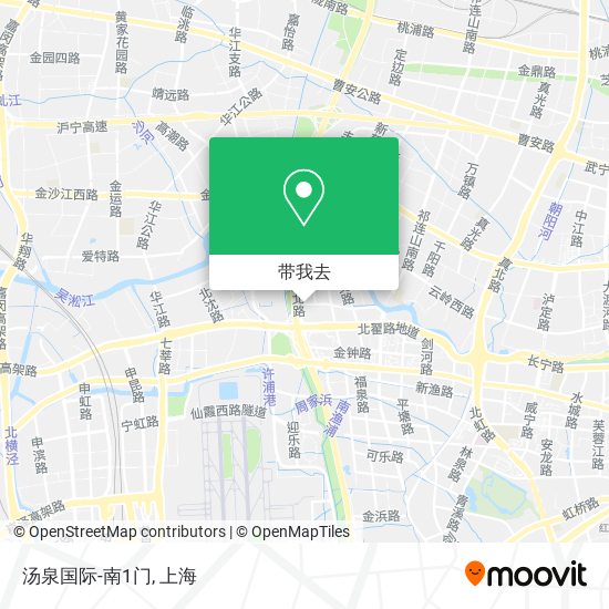 汤泉国际-南1门地图