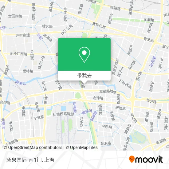 汤泉国际-南1门地图