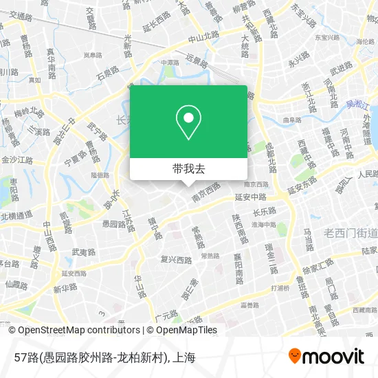 57路(愚园路胶州路-龙柏新村)地图
