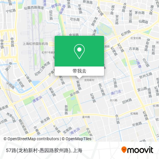 57路(龙柏新村-愚园路胶州路)地图